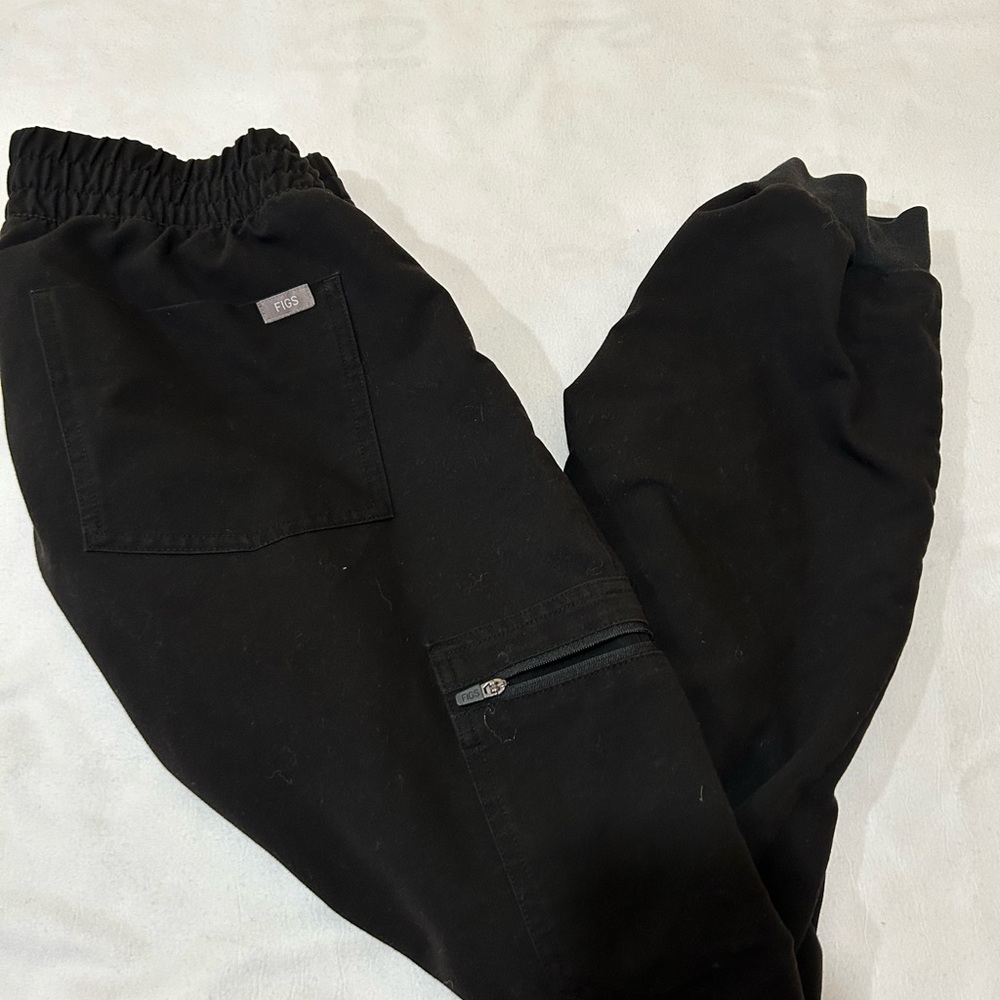 Figs Black Zamora Jogger Scrub Pants